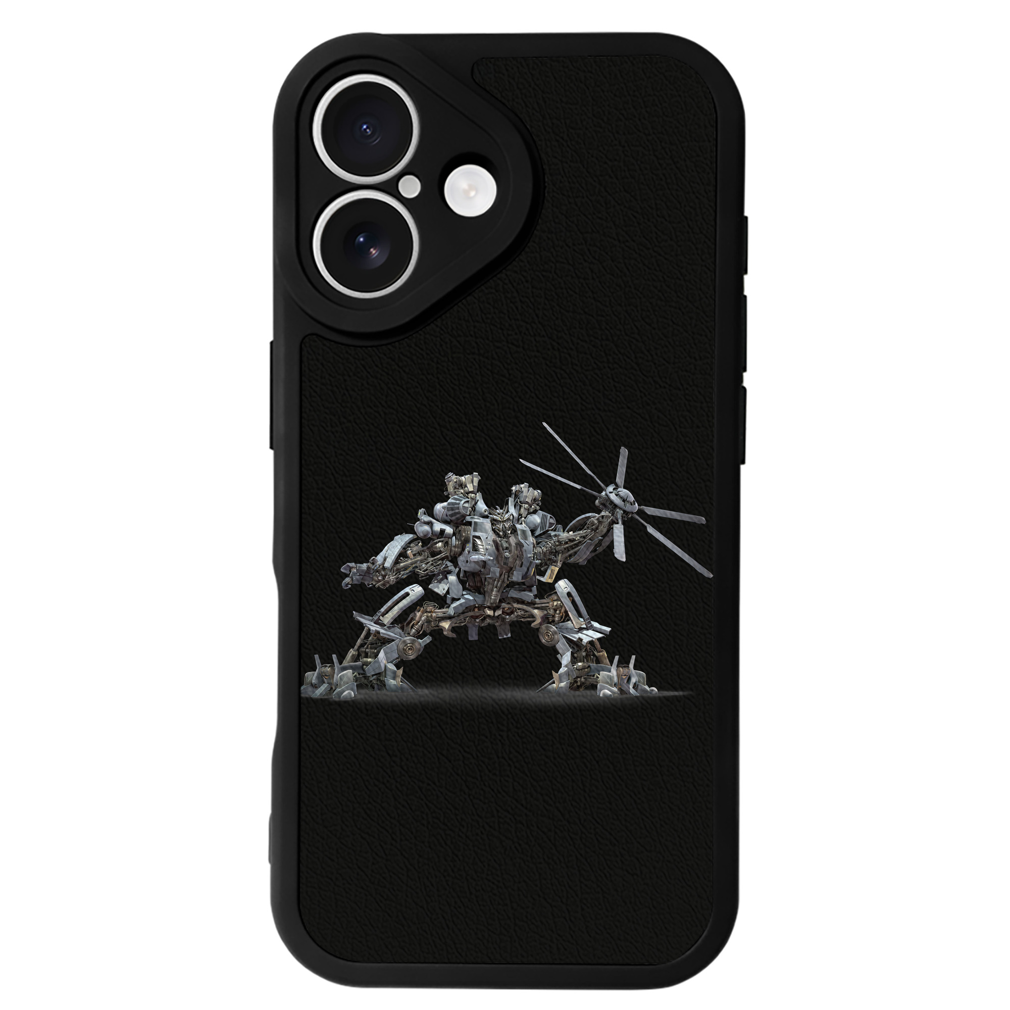 （画像用） Transformers トランスフォーマー 【iPhone 16シリーズ対応】シリコンスマホケース（レザー調） 材質：シリコン